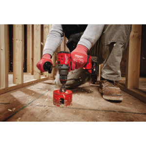 Дриль-шуруповерт акумуляторний безщітковий MILWAUKEE M18 FDD3-0, 158Нм (каркас, кліпса для ременя, бічна рукоять, картонна упако