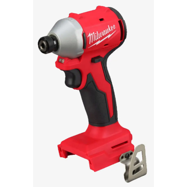 Шуруповерт ударний акумуляторний безщітковий 1/4'' HEX MILWAUKEE, M18 BLIDRC-0. 190Нм (каркас, кліпса для ременя) Шуруповерт ударний акумуляторний безщітковий 1/4'' HEX MILWAUKEE, M18 BLIDRC-0. 190Нм (каркас, кліпса для ременя)
