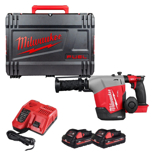 Перфоратор акумуляторний безщітковий SDS-PLUS MILWAUKEE,M18 FHAFOH16-302X, 2,3 Дж (зарядний пристрій M12-18 FC, 2 акумулятори M1