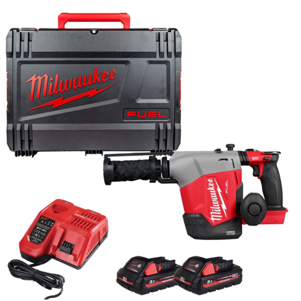 Перфоратор акумуляторний безщітковий SDS-PLUS MILWAUKEE,M18 FHAFOH16-302X, 2,3 Дж (зарядний пристрій M12-18 FC, 2 акумулятори M1