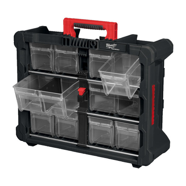 Органайзер вертикальний PACKOUT MILWAUKEE TIP BIN (500x386х170мм) Органайзер вертикальний PACKOUT MILWAUKEE TIP BIN (500x386х170мм)