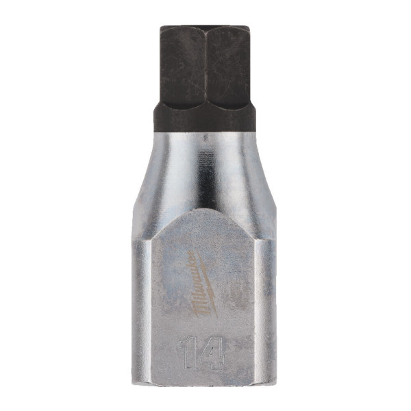 Головка торцева хромована 1/2'' MILWAUKEE з бітою Hex, 14мм