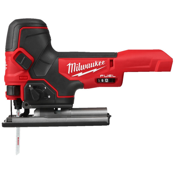 Лобзик акумуляторний безщітковий MILWAUKEE, M18 FBJS-0 (каркас. полотно, адаптер, кожух, насадка, накладка підошви) (заміна на 4