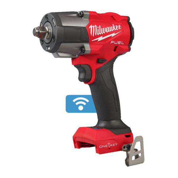 Гайковерт акумуляторний безщітковий TORQUE-SENSE 1/2'' MILWAUKEE, M18 ONEFMTIW2FC12-0X, 67-338Нм (каркас, кліпса для реміня, HD Гайковерт акумуляторний безщітковий TORQUE-SENSE 1/2'' MILWAUKEE, M18 ONEFMTIW2FC12-0X, 67-338Нм (каркас, кліпса для реміня, HD