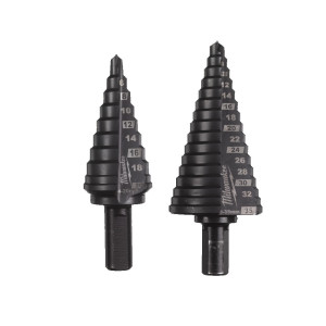 Набір свердл ступінчастих Step Drill COBALT ALCRN MILWAUKEE (O4 20мм и O6 35мм) (2шт), пластикова коробка