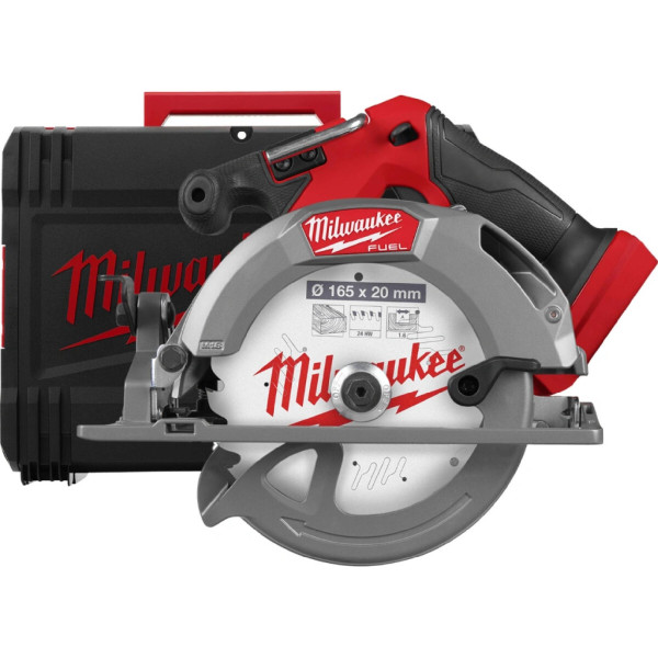Пила дискова ручна акумуляторна MILWAUKEE, M18 FCS552-0X, діаметр 165мм (каркас, аксесуари, HD кейс) Пила дискова ручна акумуляторна MILWAUKEE, M18 FCS552-0X, діаметр 165мм (каркас, аксесуари, HD кейс)