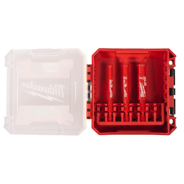 Набір коронок алмазних Diamond Plus MILWAUKEE (1/4'' Hex) (діаметр 6/8/10мм) (свердління з водою) пластиковий кейс