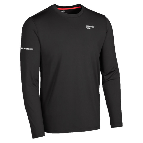 Термореглан MILWAUKEE, CWB LS BL XXL з довгим рукавом, чорний, (розмір XXL)