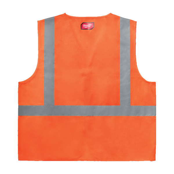 Жилет сигнальний Hi-Viz MILWAUKEE помаранчевий, розмір 4XL/5XL