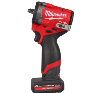 Гайковерт акумуляторний безщітковий 3/8'' MILWAUKEE, M12 FCIWF38G3-502X, 745Нм, з кільцем (зарядний пристрій С12 С, 2 акумулятор