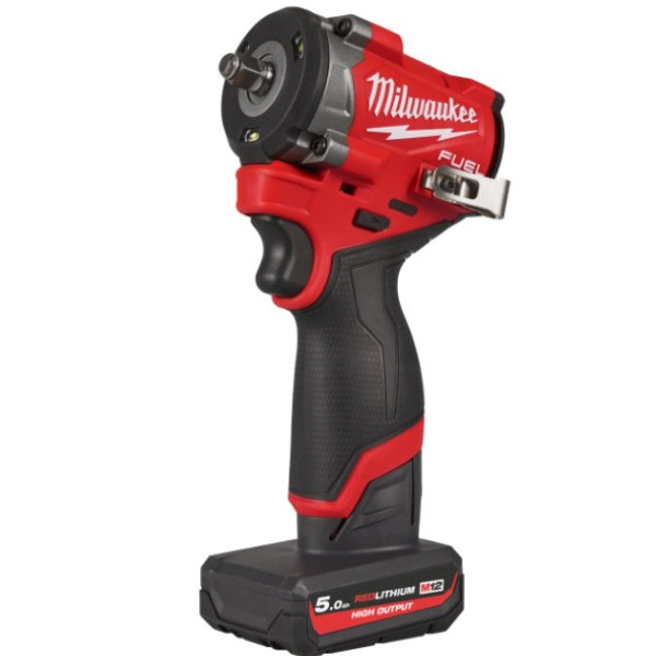Гайковерт акумуляторний безщітковий 3/8'' MILWAUKEE, M12 FCIWF38G3-502X, 745Нм, з кільцем (зарядний пристрій С12 С, 2 акумулятор Гайковерт акумуляторний безщітковий 3/8'' MILWAUKEE, M12 FCIWF38G3-502X, 745Нм, з кільцем (зарядний пристрій С12 С, 2 акумулятор