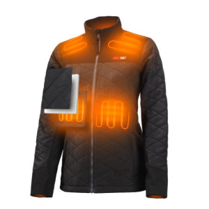 Куртка з електропідігрівом акумуляторна жіноча MILWAUKEE, M12 HJP LADIES-0 (XL), чорна