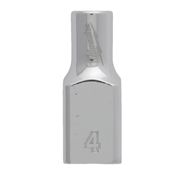 Головка торцева хромована 1/4'' 6гр. MILWAUKEE, 4мм Головка торцева хромована 1/4'' 6гр. MILWAUKEE, 4мм