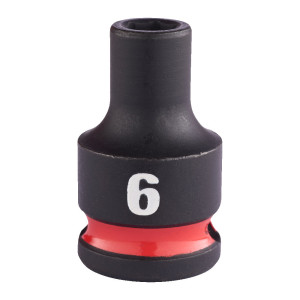 Головка ударна ShW 3/8'' STD MILWAUKEE, 6мм