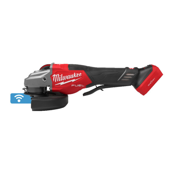 Шліфмашина кутова акумуляторна безщіткова MILWAUKEE, M18 FHSAGO125VXPDB2-0X, діаметр 125мм (антивібраційна бічна рукоятка, захис