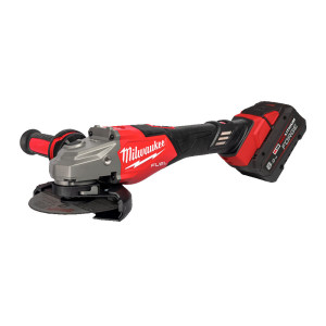 Шліфмашина кутова - болгарка акумуляторна безщіткова MILWAUKEE, M18 FHSAG125XB2-802X, 1800Вт діаметр 125мм (зарядний пристрій M1