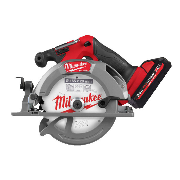Пила дискова ручна акумуляторна MILWAUKEE, M18 FCS552-302X, діаметр 165мм (зарядний пристрій М12-18 FC, 2 акумулятори М18 НВ3 3А