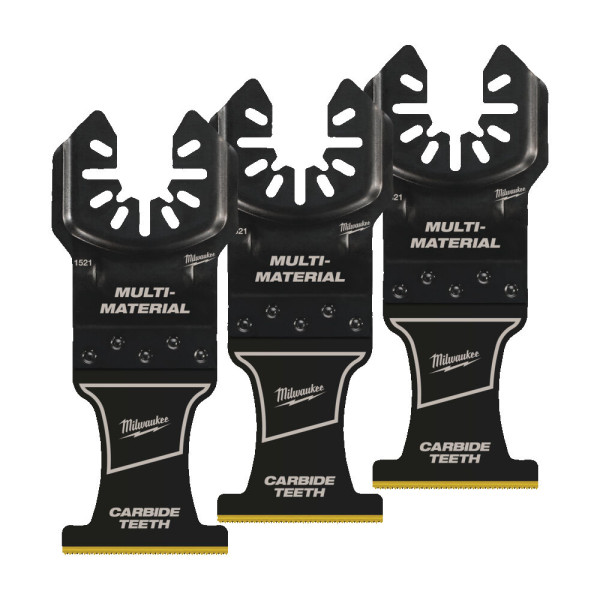 Полотно для мультітула Bi-Metal Carbide OPEN-LOK MILWAUKEE, 35х38мм, (3шт), (мультіматеріал)