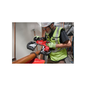 Пила стрічкова акумуляторна MILWAUKEE, M18 FBS127-502C (зарядний пристрій M12-18 FC, 2 акумулятори М18 В5 5Аг, кейс)