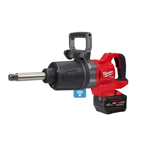 Гайковерт акумуляторний безщітковий 1'' MILWAUKEE, M18 ONEFHIWF1D-121C, 2711Нм (зарядний пристрій M12-18 FC, 1 акумулятор М18 FB