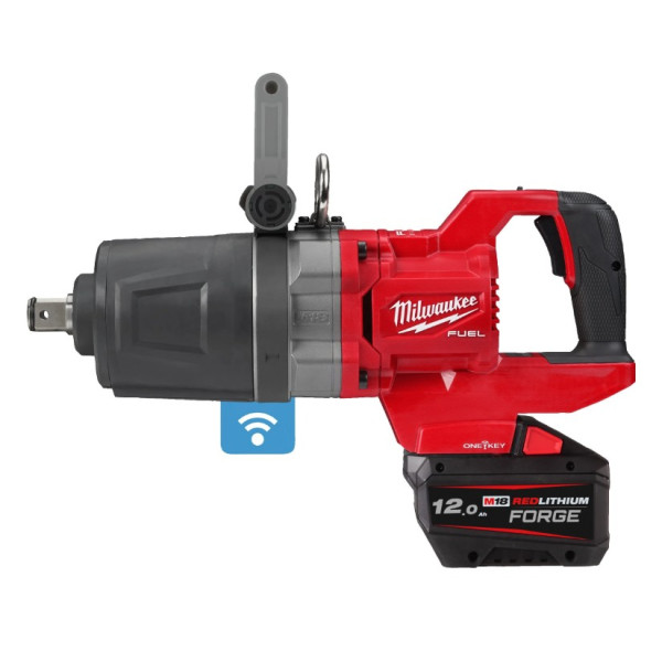 Гайковерт акумуляторний безщітковий 1'' MILWAUKEE, M18 ONEFHIWF1DS-121C, 2711Нм (зарядний пристрій M12-18 FC, 1 акумулятор FB12