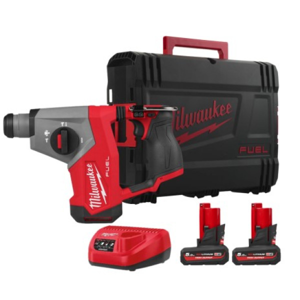 Перфоратор акумуляторний безщітковий SDS-PLUS MILWAUKEE, M12 FHAC16-502X, 1,15Дж (зарядний пристрій С12 С, 2 акумулятори М12 HB5 Перфоратор акумуляторний безщітковий SDS-PLUS MILWAUKEE, M12 FHAC16-502X, 1,15Дж (зарядний пристрій С12 С, 2 акумулятори М12 HB5