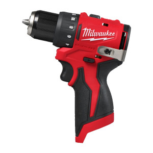 Дриль-шуруповерт акумуляторний MILWAUKEE M12 BLDDRC-402C, 40Нм (зарядний пристрій С12, 2 акумулятори М12 В4 4Аг, кліпса для реме