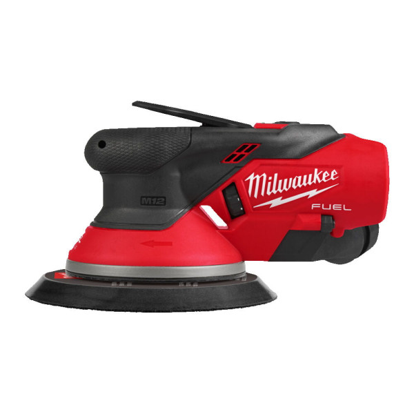 Шліфмашина ексцентрикова акумуляторна безщіткова MILWAUKEE, M12 FROS2.5-502X, діаметр 150мм (зарядний пристрій С12 С, 2 акумулят