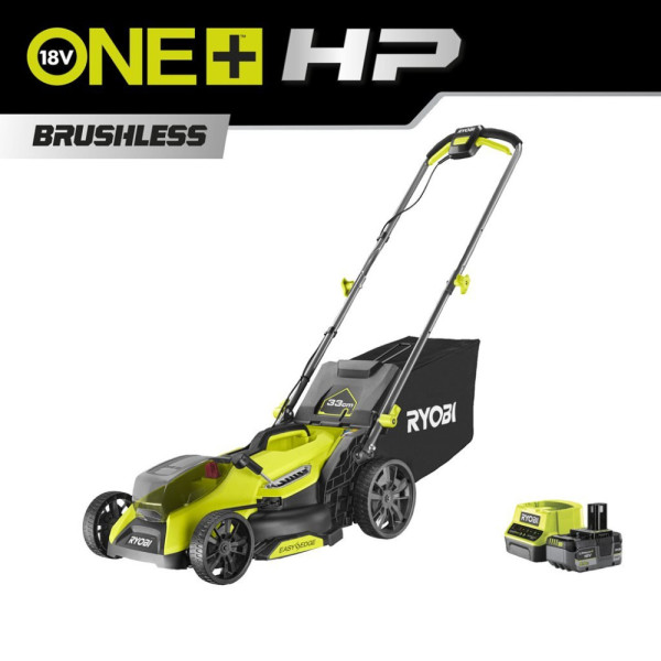 Газонокосарка акумуляторна безщіткова RYOBI RY18LMX33A-150 Газонокосарка акумуляторна безщіткова RYOBI RY18LMX33A-150