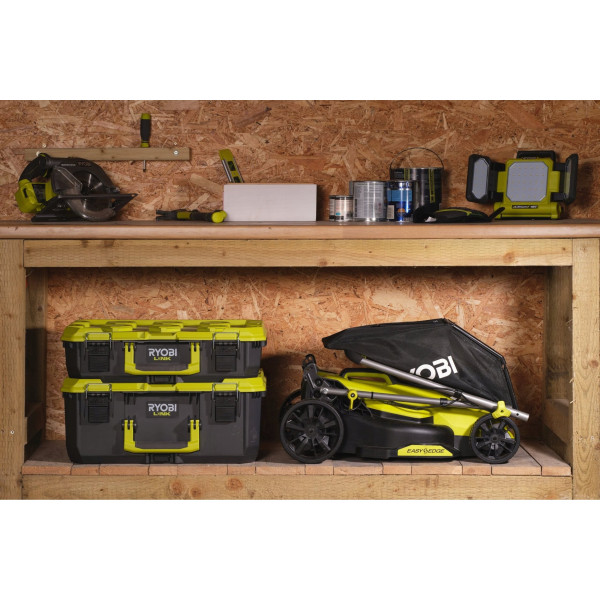 Газонокосарка акумуляторна безщіткова RYOBI RY18LMX33A-150 Газонокосарка акумуляторна безщіткова RYOBI RY18LMX33A-150