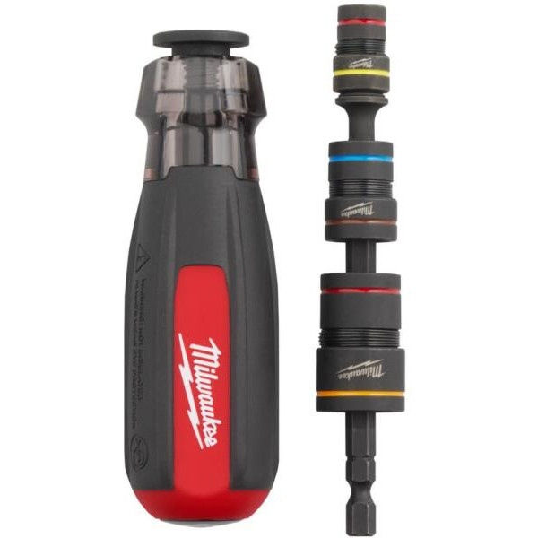 Ключ-викрутка магнітна з торцевими насадками 6-в-1 ShW MILWAUKEE Impact Multi-Nut Driver Ключ-викрутка магнітна з торцевими насадками 6-в-1 ShW MILWAUKEE Impact Multi-Nut Driver