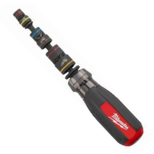 Ключ-викрутка магнітна з торцевими насадками 6-в-1 ShW MILWAUKEE Impact Multi-Nut Driver Ключ-викрутка магнітна з торцевими насадками 6-в-1 ShW MILWAUKEE Impact Multi-Nut Driver