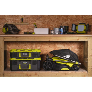 Газонокосарка акумуляторна безщіткова RYOBI RY18LMX33A-0 33см ONE+ (каркас)