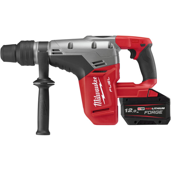 Перфоратор акумуляторний безщітковий SDS-MAX MILWAUKEE, M18 CHM-121C (зарядний пристрій M12-18 FC, 1 акумулятор FB12 12Аг, кей Перфоратор акумуляторний безщітковий SDS-MAX MILWAUKEE, M18 CHM-121C (зарядний пристрій M12-18 FC, 1 акумулятор FB12 12Аг, кей