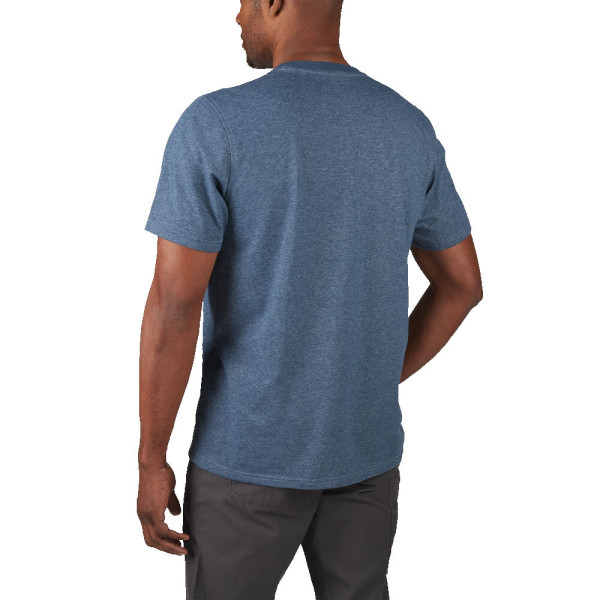 Футболка MILWAUKEE, HTSSBLU-S легка з коротким рукавом, синя (розмір S)