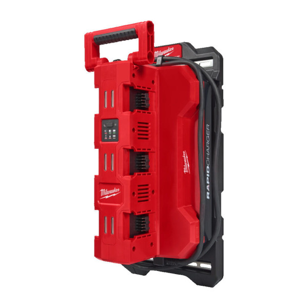 Зарядний пристрій PACKOUT MILWAUKEE, M18 MPC6 EU (на 6 акумуляторів) Зарядний пристрій PACKOUT MILWAUKEE, M18 MPC6 EU (на 6 акумуляторів)