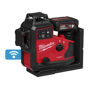 Нівелір 3D лазерний акумуляторний MILWAUKEE, M12 A3PLO-401C (360 градусів, зелений промінь)  (зарядний пристрій С12 С, 1 акумуля