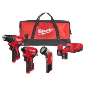 Набір з 3х інструментів акумуляторних безщіткових ...