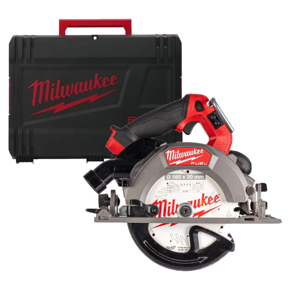 Пила дискова ручна акумуляторна безщіткова MILWAUKEE, M18 FCSDC165-0C, діаметр 165мм (каркас, кейс) Пила дискова ручна акумуляторна безщіткова MILWAUKEE, M18 FCSDC165-0C, діаметр 165мм (каркас, кейс)
