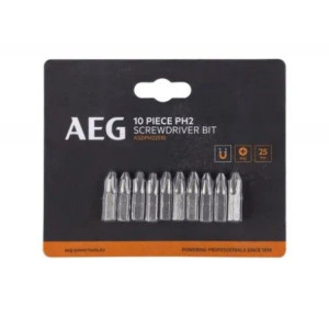 Біта AEG ASDPH22510, PH2, 25мм (10шт)
