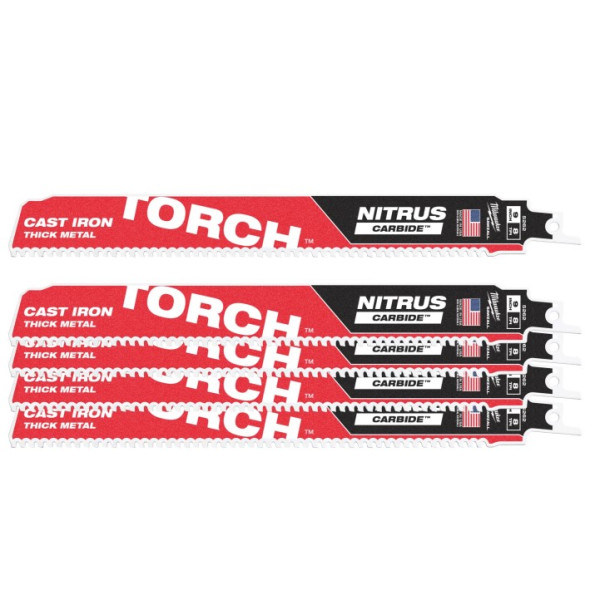 Полотно для шабельних пил TORCH CARBIDE NITRUS MILWAUKEE, 230х3,1мм, (5шт), (метал) Полотно для шабельних пил TORCH CARBIDE NITRUS MILWAUKEE, 230х3,1мм, (5шт), (метал)