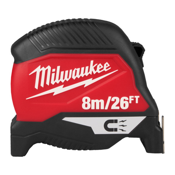 Рулетка магнитная MAGNETIC MILWAUKEE (Gen4), 8м/26фт (30мм) Рулетка магнитная MAGNETIC MILWAUKEE (Gen4), 8м/26фт (30мм)