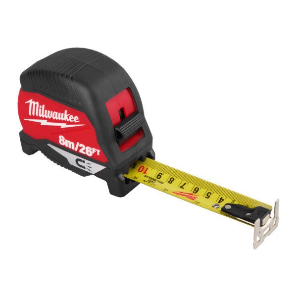 Рулетка магнитная MAGNETIC MILWAUKEE (Gen4), 8м/26фт (30мм) Рулетка магнитная MAGNETIC MILWAUKEE (Gen4), 8м/26фт (30мм)