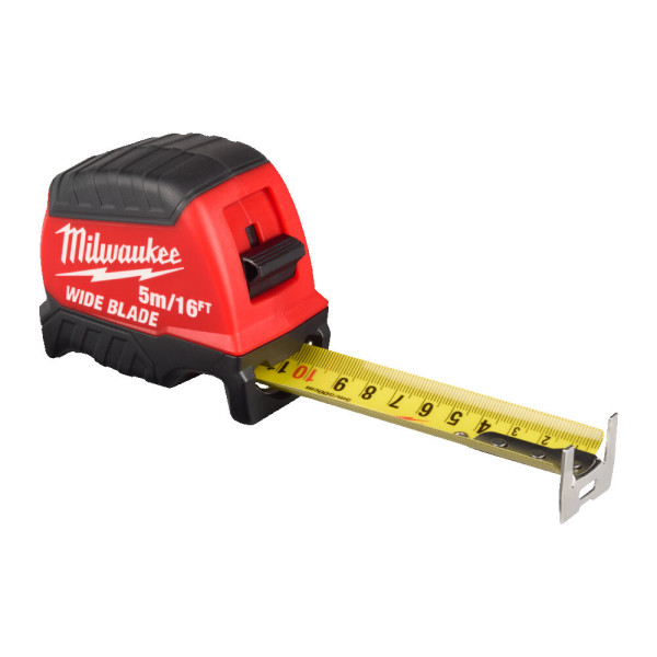 Рулетка WIDE BLADE MILWAUKEE (Gen2), 5м/16фт (35мм) Рулетка WIDE BLADE MILWAUKEE (Gen2), 5м/16фт (35мм)