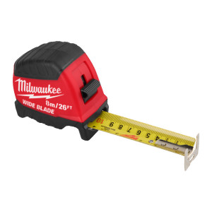 Рулетка WIDE BLADE MILWAUKEE (Gen2), 8м/26фт (35мм)