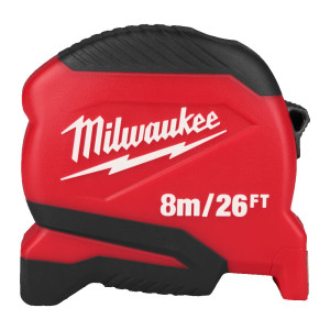 Рулетка Pro Compact MILWAUKEE (Gen 2), 8м/26фт, (2...
