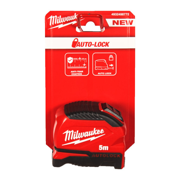 Рулетка AUTOLOCK MILWAUKEE (Gen 2), 5м (25мм)