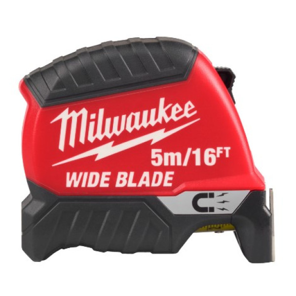 Рулетка магнітна WIDE BLADE MAGNETIC MILWAUKEE (Gen2), 5м/16фт (35мм) Рулетка магнітна WIDE BLADE MAGNETIC MILWAUKEE (Gen2), 5м/16фт (35мм)