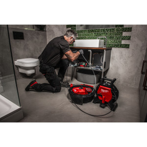 Машина прочистна акумуляторна MILWAUKEE, M12 HSFSM-0, 5м (каркас, картонне пакування)