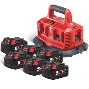 Енергокомплект Li-Ion MILWAUKEE, M18 NRG-506 (заря...